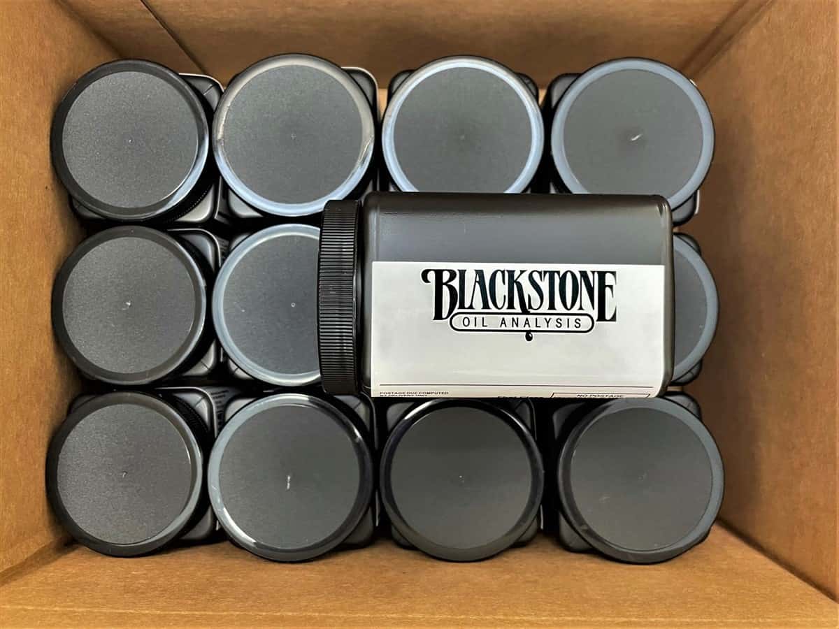 A box of Blackstone's free test kits